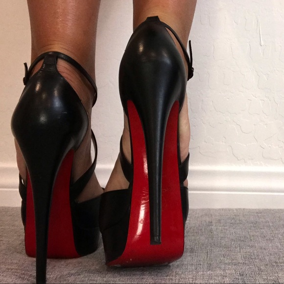 Tower Sky High Platform Peep Toe High Heels - Picture 5 of 8